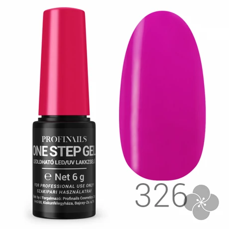 Profinails One Step Gel LED/UV lakkzselé 6gr. No.326