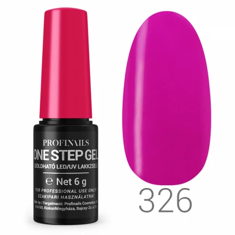 Profinails One Step Gel LED/UV lakkzselé 6gr. No.326