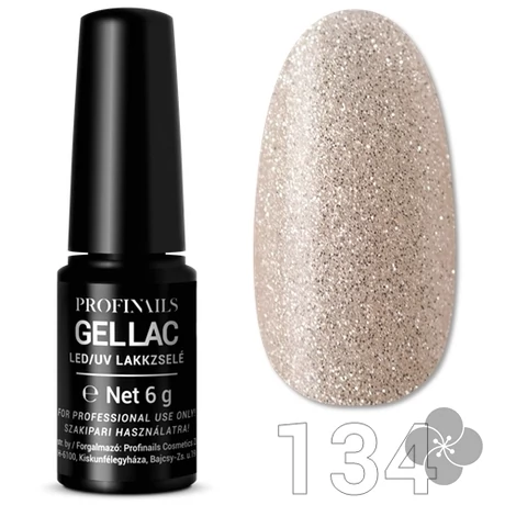 Profinails Gel Lac LED/UV 6g lakkzselé - 134