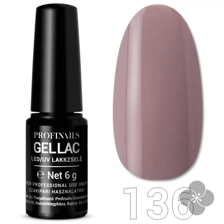 Profinails Gel Lac LED/UV 6g lakkzselé - 136