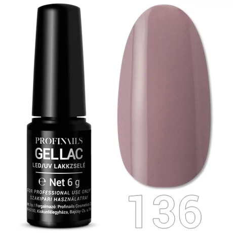 Profinails Gel Lac LED/UV 6g lakkzselé - 136