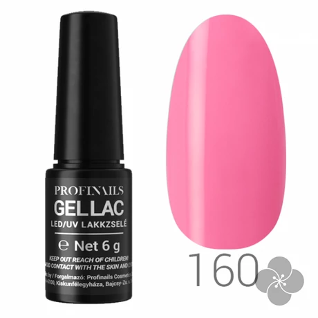 Profinails Gel Lac LED/UV 6g lakkzselé - 160