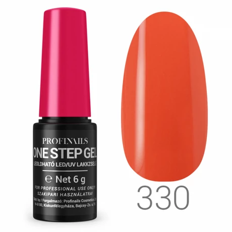 Profinails One Step Gel LED/UV lakkzselé 6gr. No.330