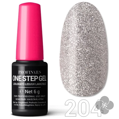 Profinails One Step Gel LED/UV lakkzselé 6gr. No.204
