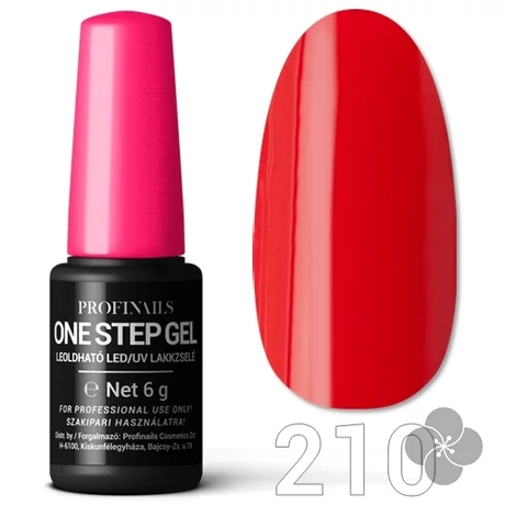 Profinails One Step Gel LED/UV lakkzselé 6gr. No.210