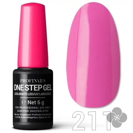 Profinails One Step Gel LED/UV lakkzselé 6gr. No.211