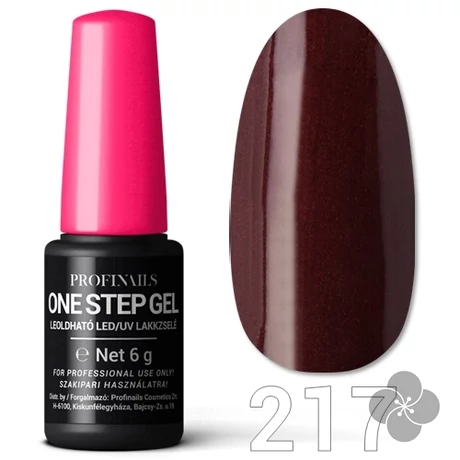 Profinails One Step Gel LED/UV lakkzselé 6gr. No.217