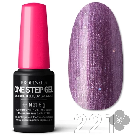 Profinails One Step Gel LED/UV lakkzselé 6gr. No.221