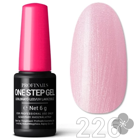 Profinails One Step Gel LED/UV lakkzselé 6gr. No.226
