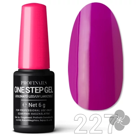 Profinails One Step Gel LED/UV lakkzselé 6gr. No.227