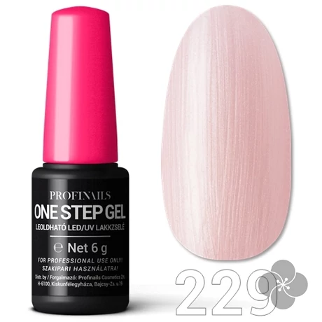 Profinails One Step Gel LED/UV lakkzselé 6gr. No.229