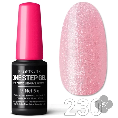 Profinails One Step Gel LED/UV lakkzselé 6gr. No.230