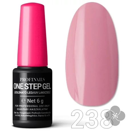 Profinails One Step Gel LED/UV lakkzselé 6gr. No.238