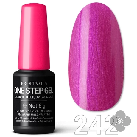 Profinails One Step Gel LED/UV lakkzselé 6gr. No.242