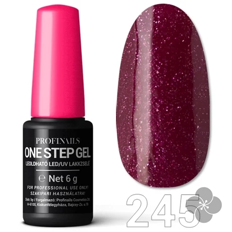 Profinails One Step Gel LED/UV lakkzselé 6gr. No.245