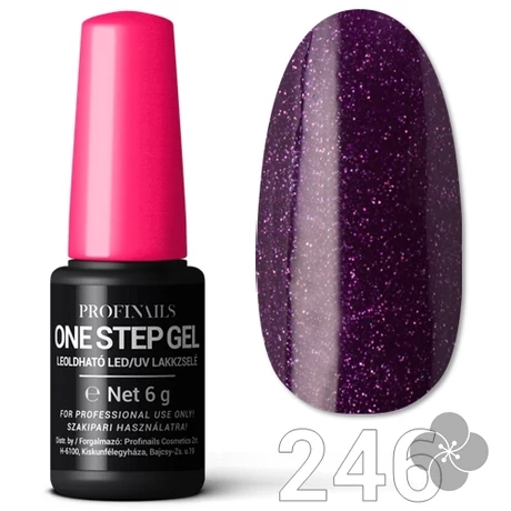 Profinails One Step Gel LED/UV lakkzselé 6gr. No.246