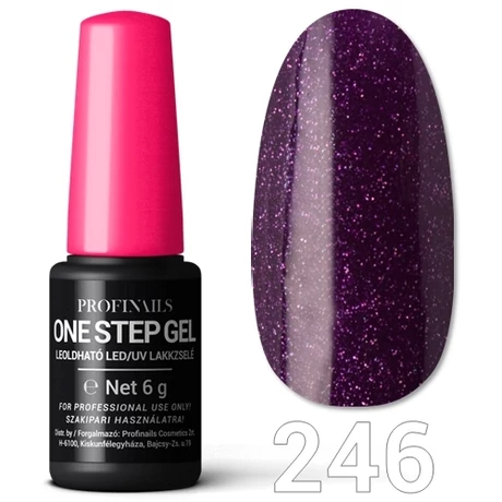 Profinails One Step Gel LED/UV lakkzselé 6gr. No.246