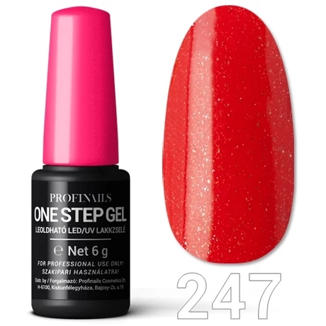 Profinails One Step Gel LED/UV lakkzselé 6gr. No.247