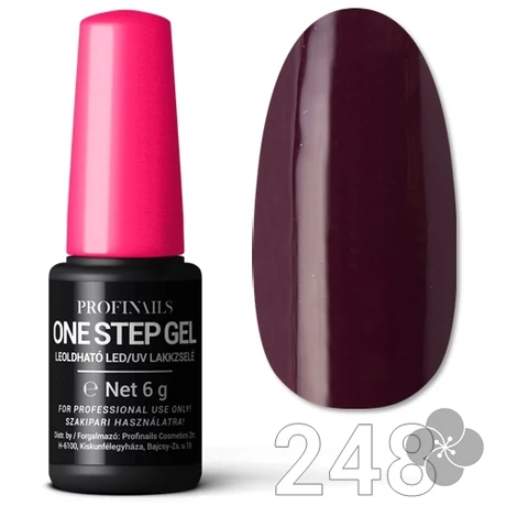 Profinails One Step Gel LED/UV lakkzselé 6gr. No.248