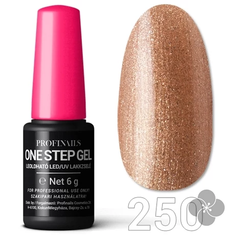 Profinails One Step Gel LED/UV lakkzselé 6gr. No.250