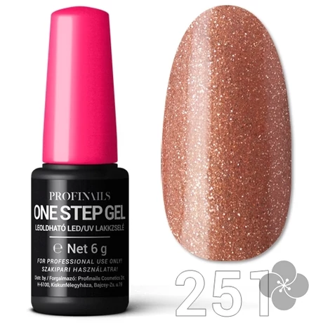 Profinails One Step Gel LED/UV lakkzselé 6gr. No.251