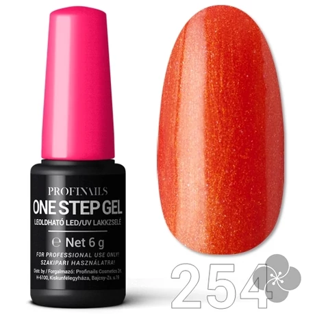 Profinails One Step Gel LED/UV lakkzselé 6gr. No.254