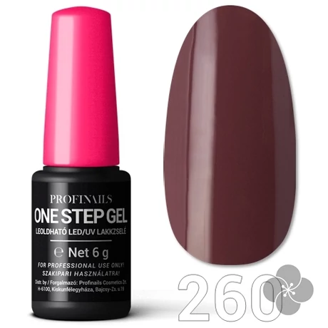 Profinails One Step Gel LED/UV lakkzselé 6gr. No.260