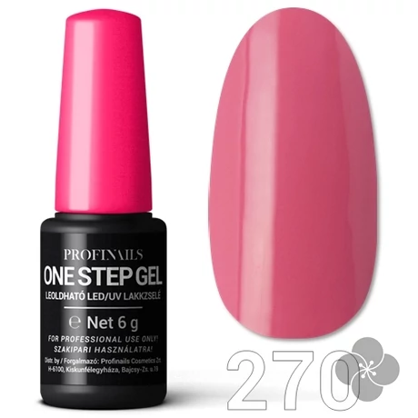 Profinails One Step Gel LED/UV lakkzselé 6gr. No.270