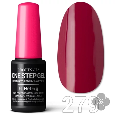 Profinails One Step Gel LED/UV lakkzselé 6gr. No.279