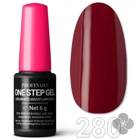 Profinails One Step Gel LED/UV lakkzselé 6gr. No.280