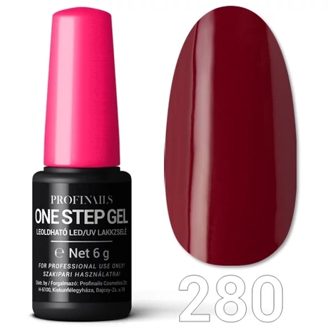 Profinails One Step Gel LED/UV lakkzselé 6gr. No.280