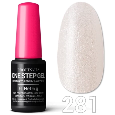 Profinails One Step Gel LED/UV lakkzselé 6gr. No.281