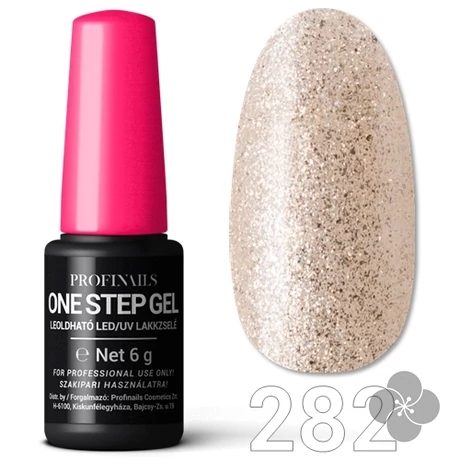 Profinails One Step Gel LED/UV lakkzselé 6gr. No.282
