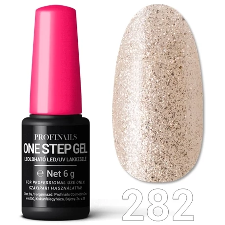 Profinails One Step Gel LED/UV lakkzselé 6gr. No.282