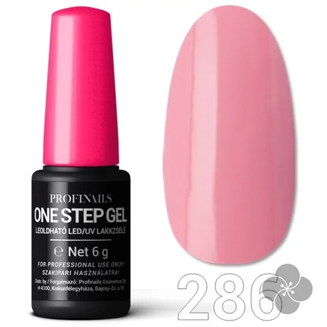 Profinails One Step Gel LED/UV lakkzselé 6gr. No.286