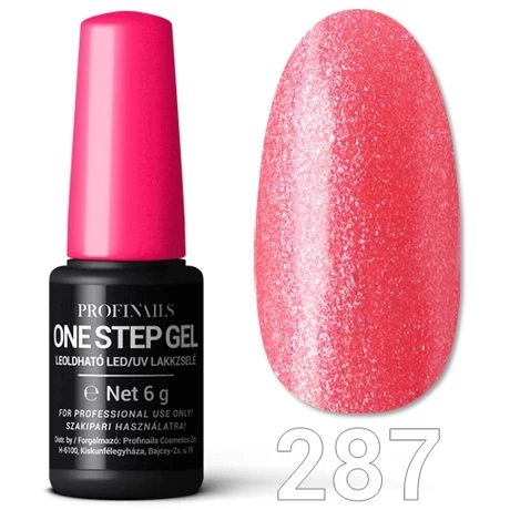 Profinails One Step Gel LED/UV lakkzselé 6gr. No.287