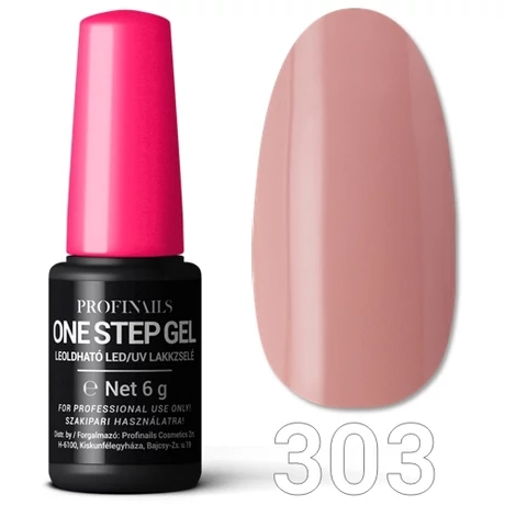 Profinails One Step Gel LED/UV lakkzselé 6gr. No.303