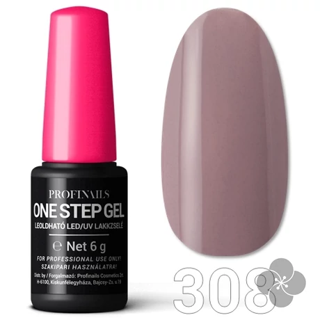 Profinails One Step Gel LED/UV lakkzselé 6gr. No.308