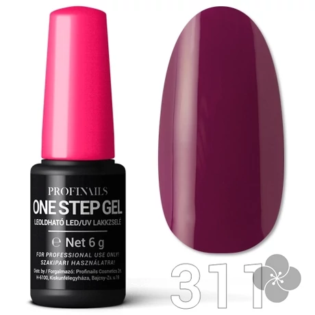 Profinails One Step Gel LED/UV lakkzselé 6gr. No.311