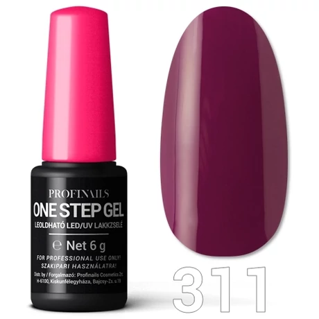 Profinails One Step Gel LED/UV lakkzselé 6gr. No.311