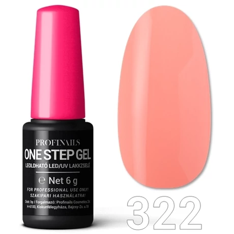 Profinails One Step Gel LED/UV lakkzselé 6gr. No.322