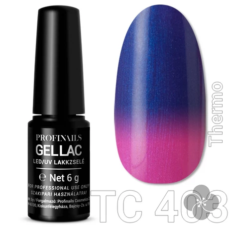 Profinails Gel Lac LED/UV lakkzselé 6gr No.403 thermo (TC series)