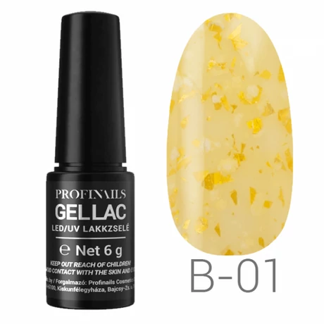 Profinails  Gel Lac LED/UV lakkzselé 6g No. B-01 ( Blooming Flower Collection )