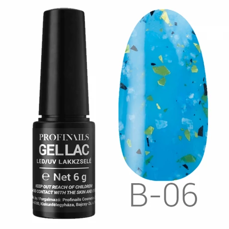 Profinails  Gel Lac LED/UV lakkzselé 6g No. B-06 ( Blooming Flower Collection )