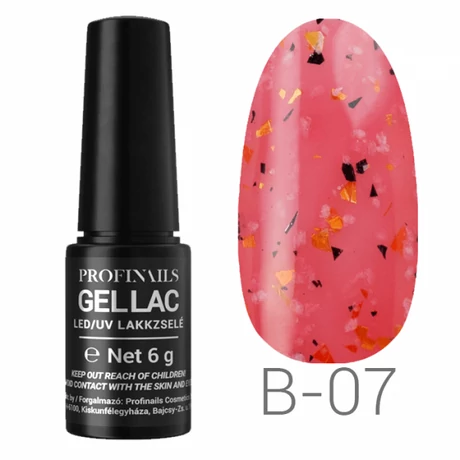 Profinails  Gel Lac LED/UV lakkzselé 6g No. B-07 ( Blooming Flower Collection )