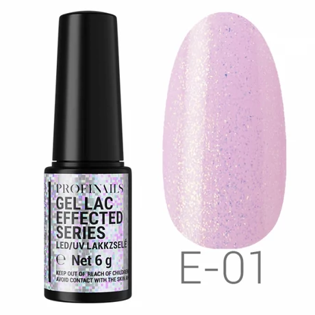Profinails Gel Lac Effected Series LED/UV fényzselé 6g No. E-01