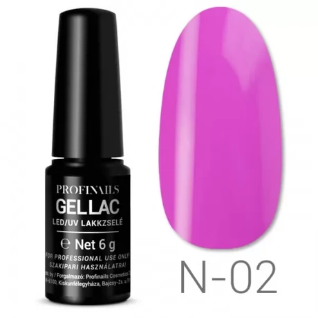 Profinails Gel Lac LED/UV lakkzselé 6 g No. N-02 ( Neon Collection )
