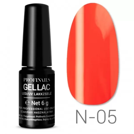 Profinails Gel Lac LED/UV lakkzselé 6 g No. N-05 ( Neon Collection )