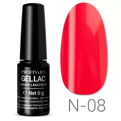 Profinails Gel Lac LED/UV lakkzselé 6 g No. N-08 ( Neon Collection )