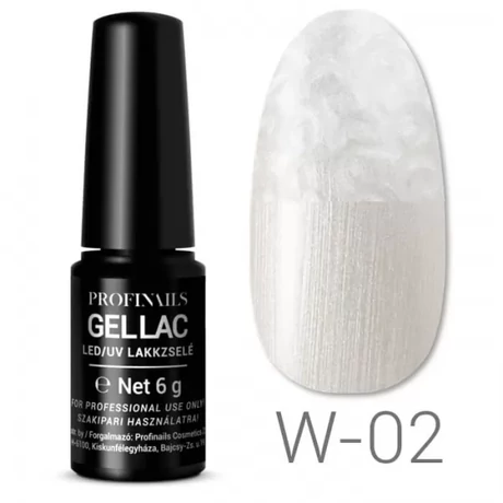Profinails Gel Lac LED/UV lakkzselé 6 g No. W-02 ( Wedding Collection )